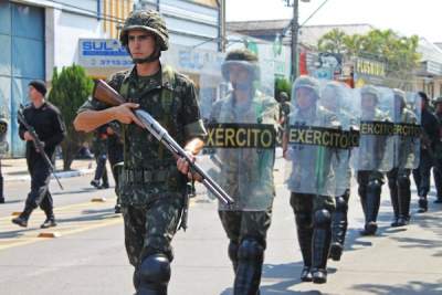 Picture taken on Brazil's&nbsp;Independence&nbsp;day (September 7th), during a military parade in Santa Cruz do Sul.